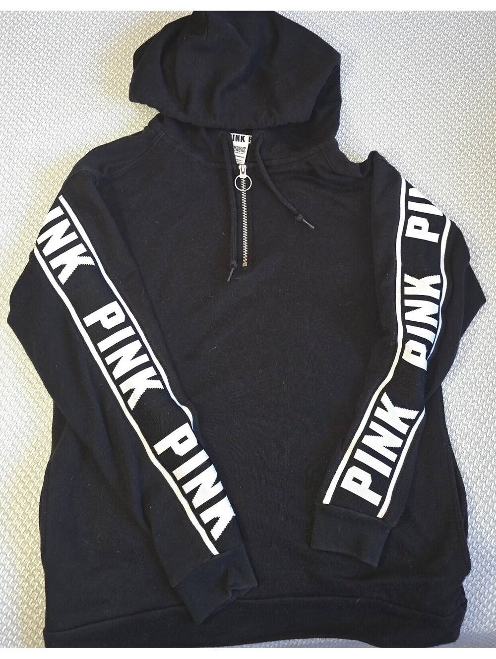 Victoria's Secret Pink black hoodie women's size Xs
